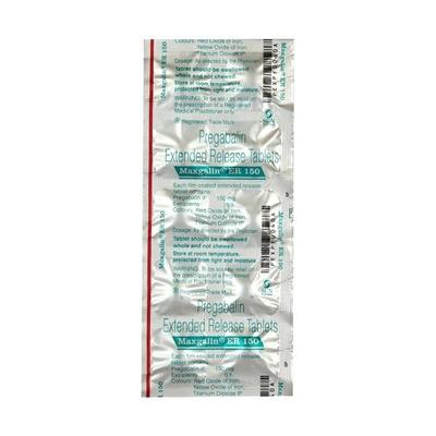 Maxgalin ER 150mg Tablet 10'S - Epilepsy/Convulsion-Ant