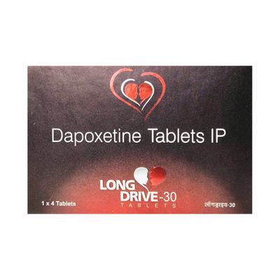 LONG DRIVE 30 Tablet 4's - Impotence/Erectile Dysfunction (Ed)