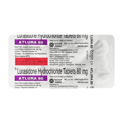 Atlura 80mg Tablet 10'S - Schizophrenia-Aps
