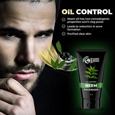 Beardo Face Wash Oil Control- Neem 100 ml - Lotions & Creams