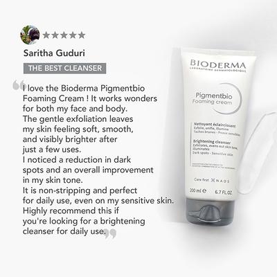 Bioderma Pigmentbio Foaming Cream Brightening Exfoliating Cleanser For Face 200 ml - Scrubs & Exfoliants