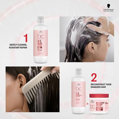 Schwarzkopf Professional Bonacure Repair Rescue Conditioner with Arginine,with Vegan Keratin 1000 ml - Conditioners