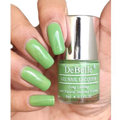 DeBelle Gel Nail Lacquer Mystique Green Pastel Green Nail Polish 8 ml - Nail Polish