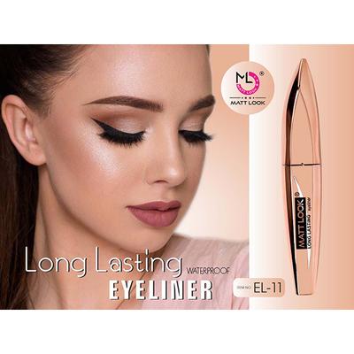 Matt Look Long Lasting & Waterproof Eyeliner, Black 8 ml - Eyeliners