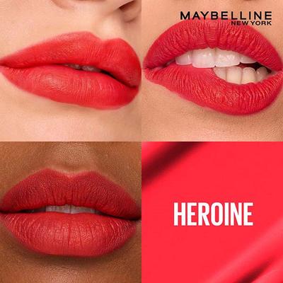 Maybelline New York Super Stay Matte Ink Liquid Lipstick, 25 Heroine 5 ml - Lipsticks
