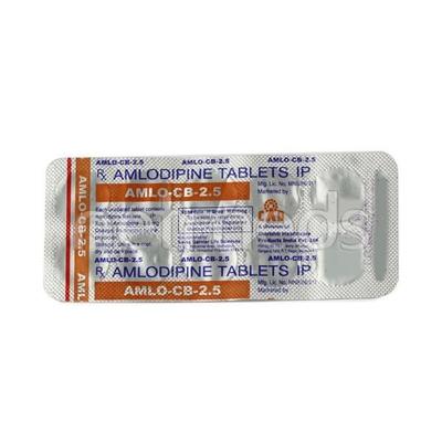 Amlo CB 2.5mg Tablet 10'S - Hypertension-Cal