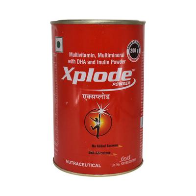Xplode Chocolate Flavour With Vanilla & Cocoa Powder 200gm - Supplements-Sup