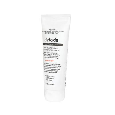 Detoxie Anti-Pollution SPF 30 PA+++ Sunscreen Lotion 100 ml - Face Sunscreen