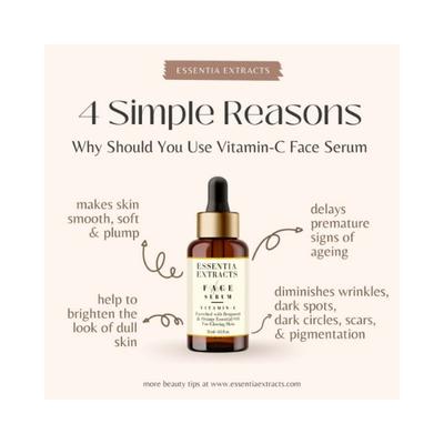 Essentia Extracts Vitamin-C Face Serum 15 ml - Face Moisturizers