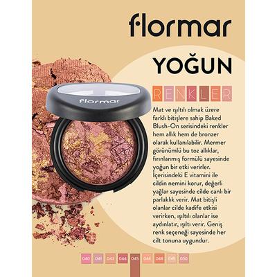 Flormar Baked Blush-On 045 Touch of Rose 9 gm - Blushes