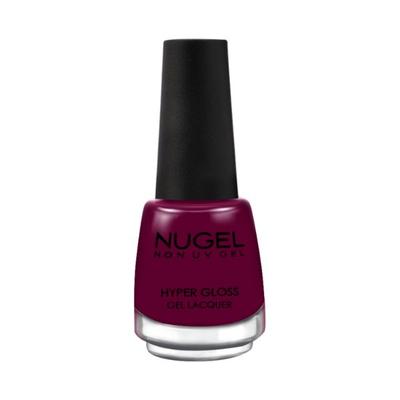 Nugel BEET RED 25 Non Uv Gel Hyper Gloss Nail Enamel 13 ml - Nail Polish