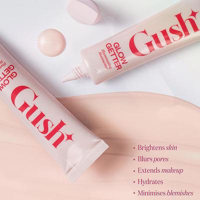 Gush Beauty Glow Getter Illuminating Moisturiser Brightens+Prime+Hydrates+Uv Protection 30ml - Primer