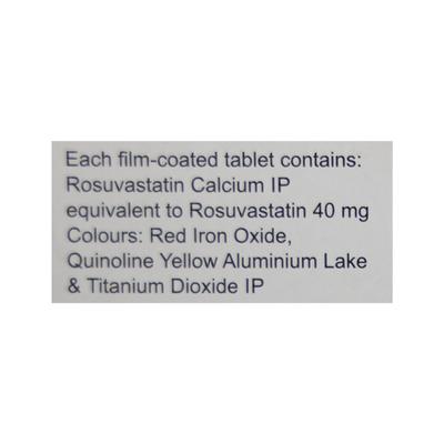 Rxtor 40mg Tablet 10'S - High Cholesterol-Dys