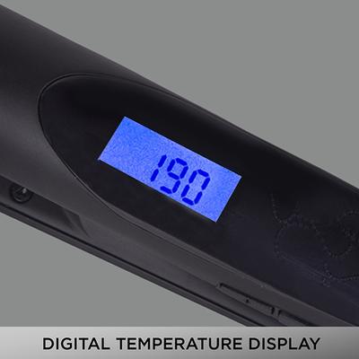 VEGA Keratin Glow Hair Straightener With Temperature Control and Ceramic Coated Long Floating Plates (VHSH-21) Black 1 gm - Straighteners