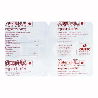 Nucart-OA Tablet 12'S - Ayurvedic Medicine-AYU