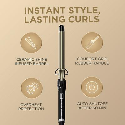 Ikonic Professional CT22 Curling Tong - Black - Rollers & Curlers