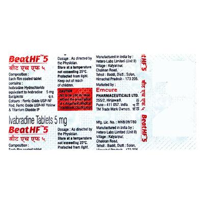 BEAT HF 5 Tablet 10's - Angina