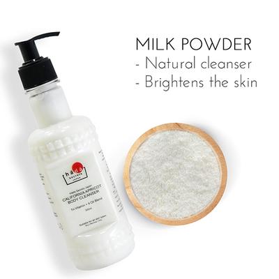 Hada Secrets Japan California Apricot Body Wash with Tri-Vitamins, Milk Moisturizer and 4 Oils 300 ml - Shower Gels & Body Wash