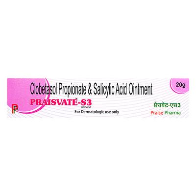 PRAISVATE S3 Ointment 20gm - Skin Infections-Toc