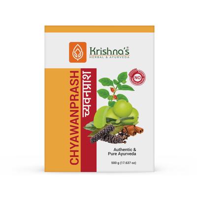 Krishna's Herbal & Ayurveda Chyawanprash (Preservative Free) 500 gm - Chyawanprash