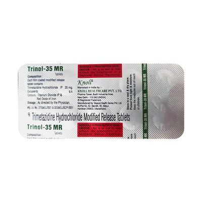 TRINOL 35 MR Tablet 10's - Angina