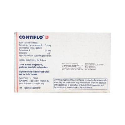 Contiflo D Capsule 10'S - Bladder And Prostate Disorders-Dru