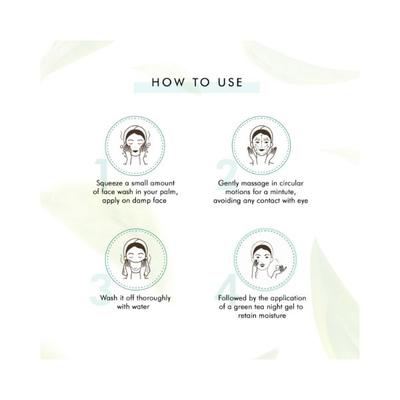 mCaffeine Vitamin C Green Tea Face Wash with Hyaluronic Acid Dirt Removal Soap 2's - Scrubs & Exfoliants