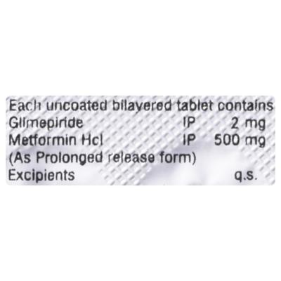 COGNIPRIDE M 2mg Tablet 10's - Diabetes-Ant
