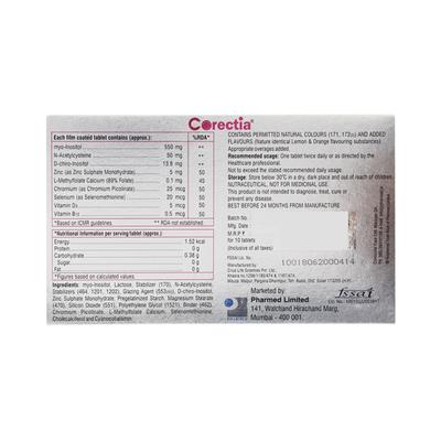 Corectia Tablet 10'S - Supplements-Cal
