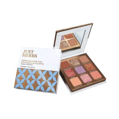 Just Herbs 9 in 1 Eyeshadow Palette Long Wearing And Easily Blendable Eye Makeup Palette Day Palette 9 gm - Eye Shadow Palettes