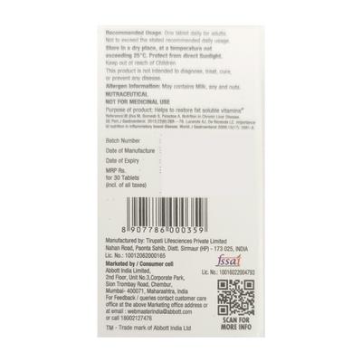 VIADEK GLUTEN FREE Tablet 30's - Supplements-Vam