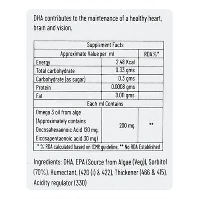 IQNORM DHA DELICIOUS MANGO FLAVOUR Oral Drops 30ml - Supplements-Vam
