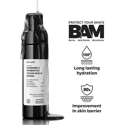 Brillare Ceramide & Probiotics Vegan Mucin Serum 100 ml - Face Mists