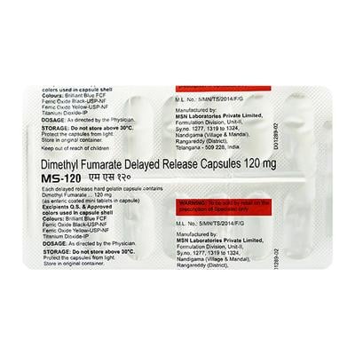 MS 120mg Capsule 14'S - Multiple Sclerosis-Imm
