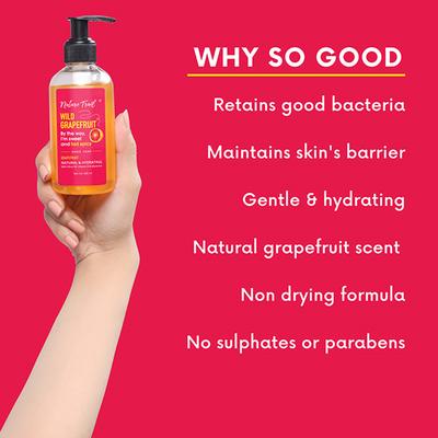 Nature Trail Wild Grapefruit Handwash with Olive Oil, Vitamin E and Glycerine, Sulphate and Paraben Free 200 ml - Hand Wash & Soaps