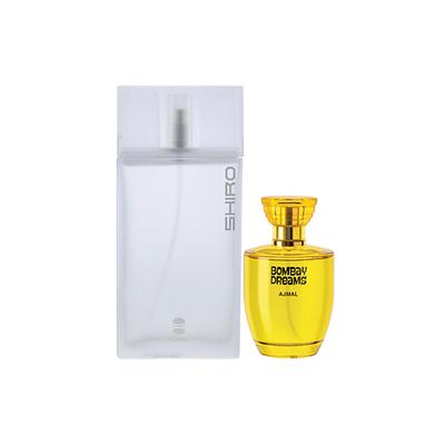 Ajmal Shiro EDP Citrus Spicy Perfume And Bombay Dreams EDP Floral Fruity Perfume 190 ml - Perfumes (Edt/Edp)