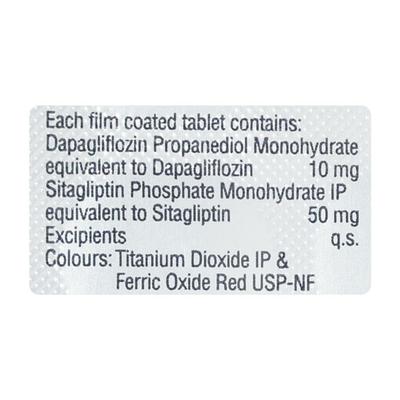 DAPAVEL S 10/50 Tablet 10's - Diabetes-Ant