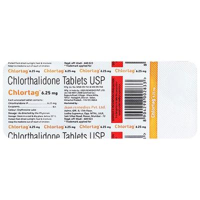 CHLORTAG 6.25 Tablet 10's - Hypertension-Diu