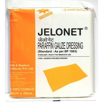 Jelonet Parrafin Gauze Dressing (10 cm x 10 cm) 20's - Bandages & Dressings