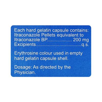 ITRATUF 200 Capsule 15's - Fungal Infections-Anf