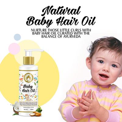 Mom & World Baby Hair Oil 200 ml - Creams, Lotions & Oils