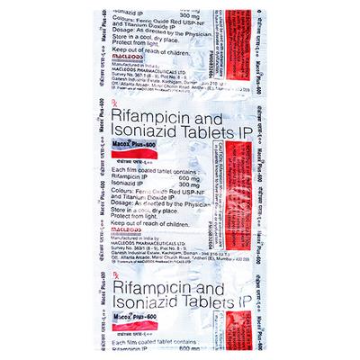 MACOX PLUS 600/300MG TABLET 6'S - Tuberculosis (Tb)-Ant