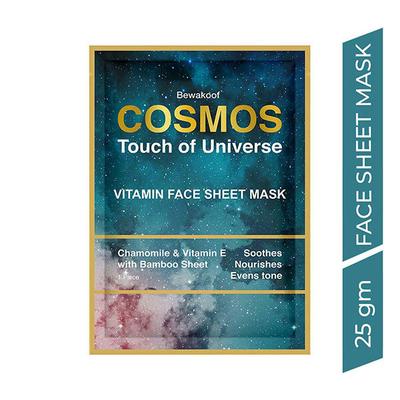 Cosmos by Bewakoof Magic Vitamin Face Sheet With Chamomile Vitamin E & Bamboo 25 gm - Sheet Masks