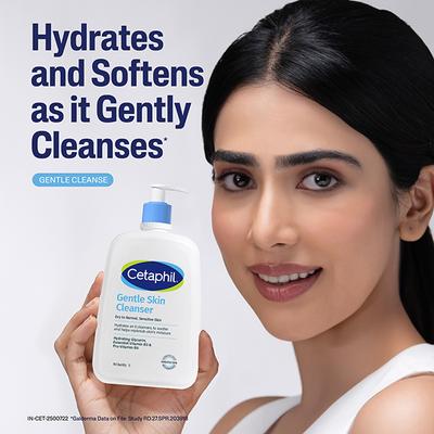 Cetaphil Gentle Skin Cleanser For Dry to Normal - Sensitive Skin 1000 ml - Face Wash & Cleansers