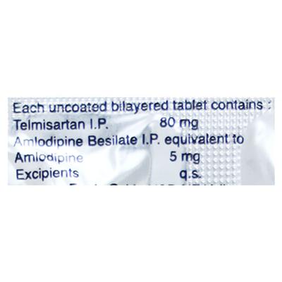 Telday AM 80mg Tablet 10'S - Hypertension-Ang