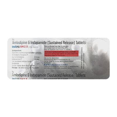 INDIPIL AM 2.5 Tablet 10's - Hypertension-Cal