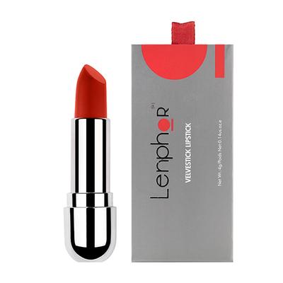 Lenphor Velvestick Lipstick Molten Red 03 4 Gm - Lipsticks