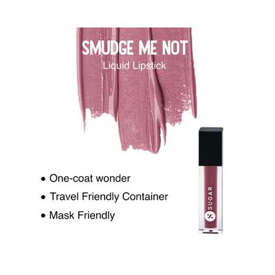 Sugar Cosmetics Smudge Me Not Liquid Mini Lipstick 38 Dose Of Rose 1.1 ml - Liquid Lipsticks