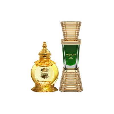 Ajmal Mukhallat AL Wafa Concentrated Perfume Oil Oriental Musky Attar And Majmua Concentrated Perfume Oil Oriental Attar 22 ml - Deodorants/Roll-Ons