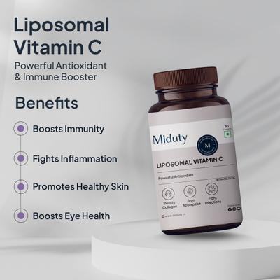 Miduty Liposomal Vitamin C Capsules 90's - Vitamin C